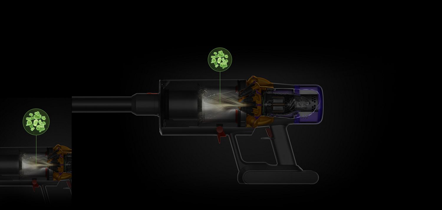 Cutaway of metal mesh filter